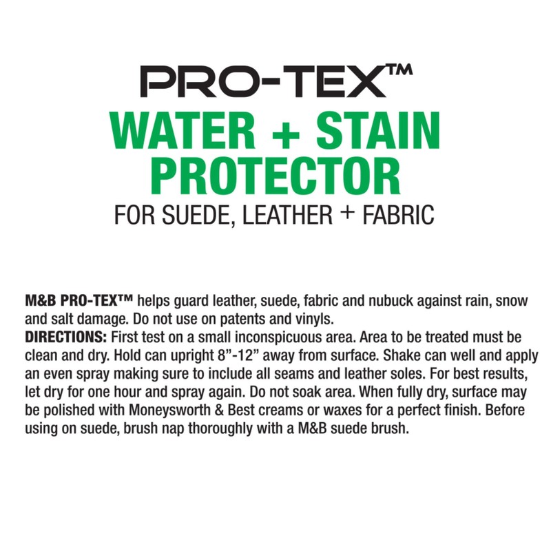 MONEYSWORTH & BEST | PRO-TEX WATER REPELLENT | FOR FOOTWEAR,
