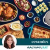 Rachael Ray Solid Glaze Ceramics Casserole Bakeware/Baker Set with Shared