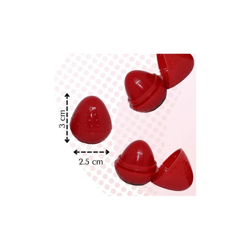 Balsamo Para Labios Forma De Fresa Mayoreo Lip Balm