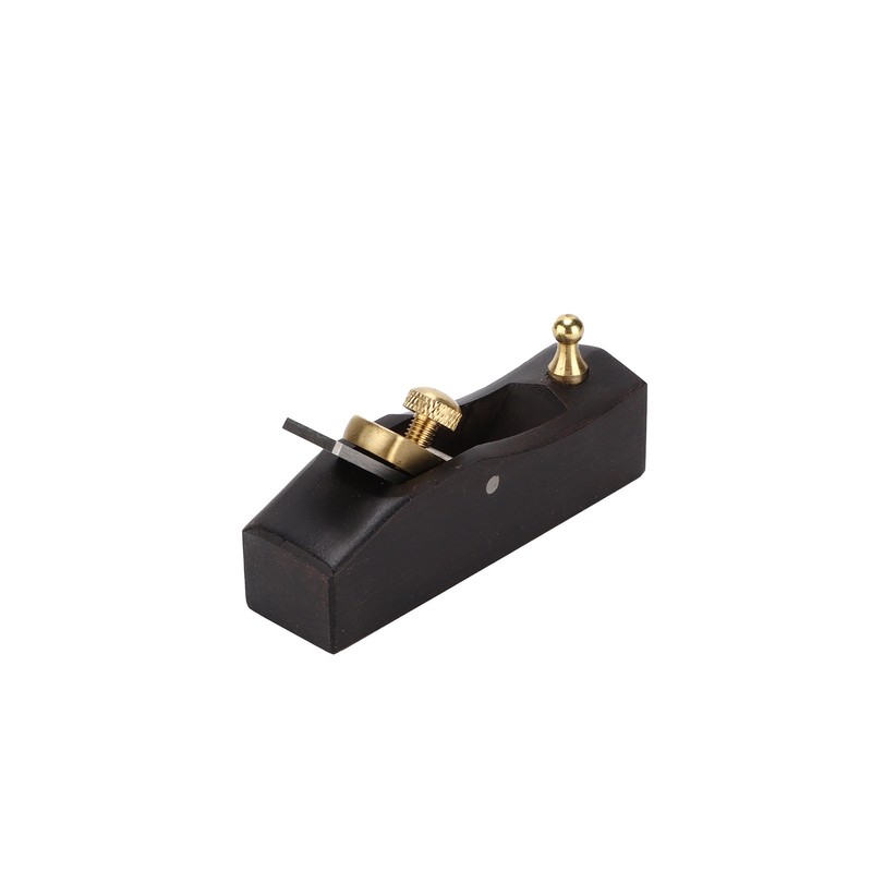 Violin Thumb Planer Glossy Ebony Brass Small Production Tool Portable