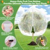 Tetutor 10x10 FT Fruit Trees Netting with Zipper,3Pcs Large Tree