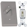 Sigma Engineered Solutions 14216 Weatherproof 1-Gang Toggle Cover Kit with
