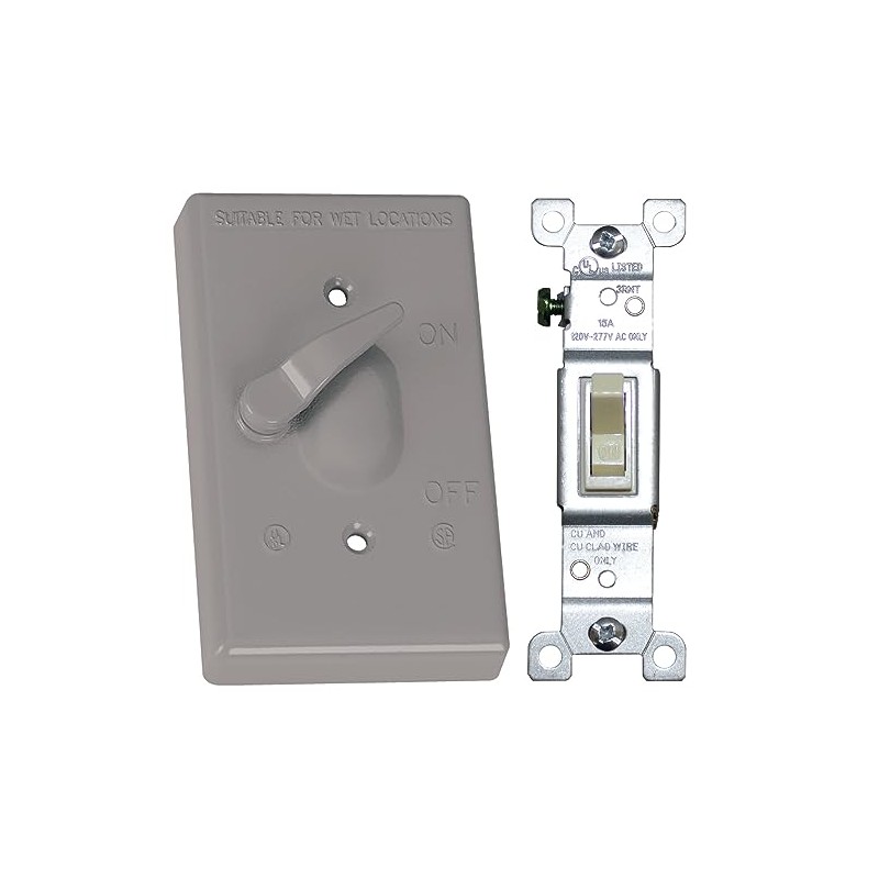 Sigma Engineered Solutions 14216 Weatherproof 1-Gang Toggle Cover Kit with