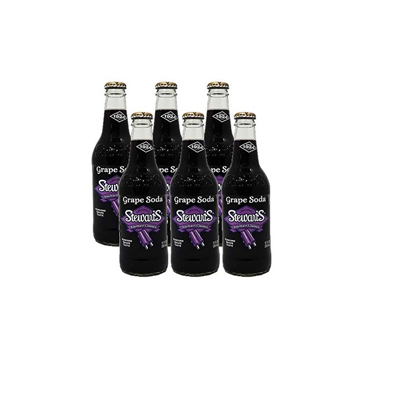 Stewarts 12 oz Glass Bottle Soda (6 Pack Total of