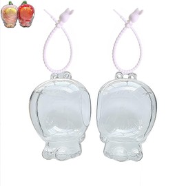 Protective Case Compatible for Crybaby Cherry . Clear Acrylic Display Box 、with Keychain Acrylic Case 、Doll Display Case(Excluding Dolls)