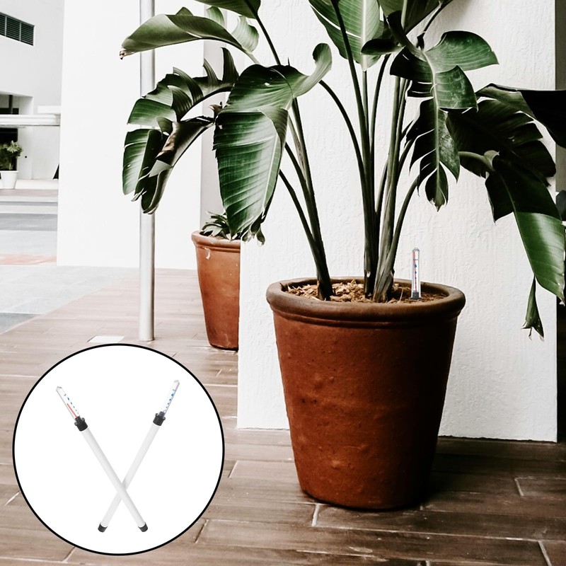 DOITOOL Water Level Indicator 4 Pieces Plant Water Meter Reminder