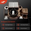 A-Premium Alternator Voltage Regulator Compatible with Nissan Versa 2009 1.8L,