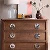 JamJam Set of 8 1.8" Wooden Farmhouse Cabinet Knobs Rustic