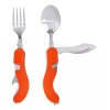 Wallis Cubiertos Portátiles Campismo 2 Pzs Naranja K900959 Wallis