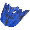 HJC Visor for CL-XY2 Creeper Helmets - Semi-Flat Blue (MC-2SF)