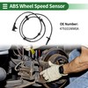 Motoforti ABS Wheel Speed Senor ABS Sensor ABS Wheel Speed