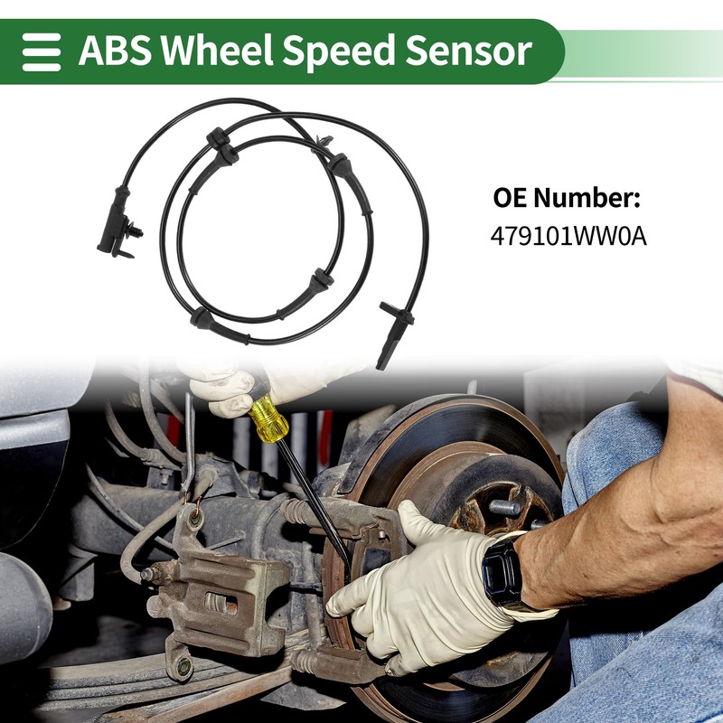 Motoforti ABS Wheel Speed Senor ABS Sensor ABS Wheel Speed