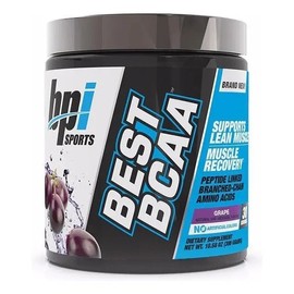 Aminoácidos Deportivos BCAA Polvo BPI Sabor Uva 30 Porciones
