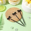 Black Bow Design Cocktail Appetizer Picks, 60 Pieces, 4.01 in
