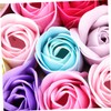 WOONEKY Rose Petal Soap Set 2 Boxes of Creative Flower