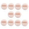 minkissy Woman's Cosmetics Puff 10pcs Soft Comfortable Makeup Powder for