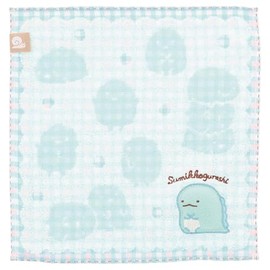 Marushin 6575033100 Mini Towel, Sumikko Gurashi, Plump Tokage Character, Handkerchief, 100% Cotton, Antibacterial, Odor Resistant, Present, Gift, Birthday