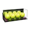 Better Display Cases Acrylic Four Softballs Display Case with Mirror