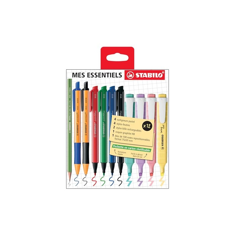 Pen Set - STABILO My Essentials 4 x swing cool