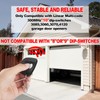 Kingdder 3 Pieces Gate Opener Remote Compatible with Multicode 300mhz
