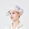 LONGDONG HOMEONE Shower Caps For Women Reusable Waterproof,Satin Lined Large