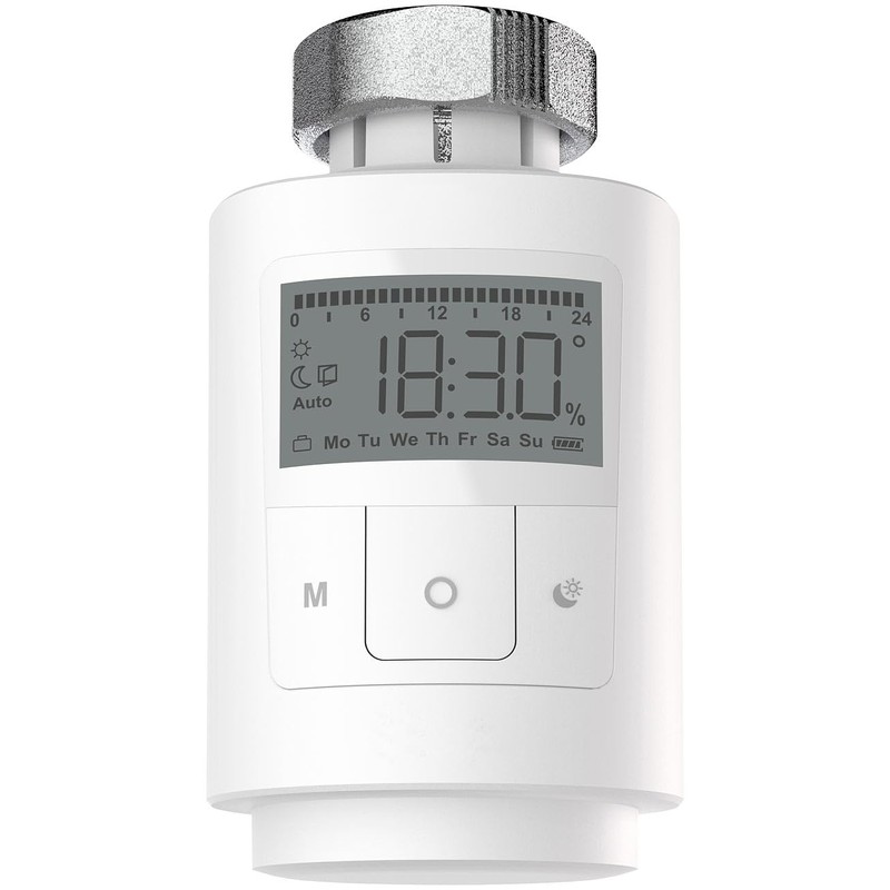 revolt Radiator Thermostats: Set of 3 Programmable Universal Radiator Thermostats,