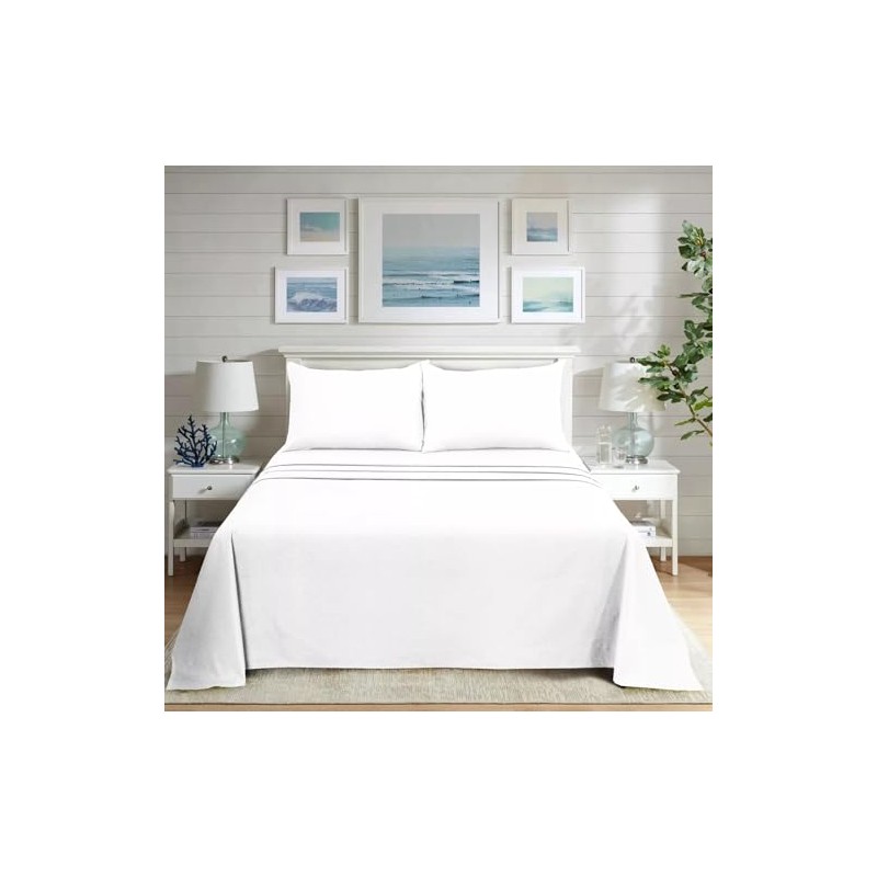 Black Horse Flat Sheet - Poly Cotton Easy Care Soft