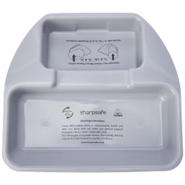 Frontier 43000000 Sharps Disposal Bin Tray, Fits 1 L and 2 L Bins