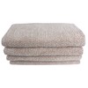 Everplush Diamond Jacquard Bath Sheet 2 Pack in Brown