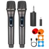 QPHWHFQ Microfono Inalambricos Karaoke con 2 Microfono de Mano, 2.4GHz