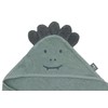 Jollein 534-514-68056 Kapuzenhandtuch Frottee Croco - Jungle Jambo grün (75x75