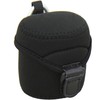 JJC Lens Case Neoprene Lens Replacement Case, Black, Modern