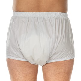 Suprima 1-311-001 Unisex Incontinence PVC Briefs Size 42 White