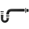 18 Gauge Solid Brass P-Trap 1 1/4” OD, Heavy Duty