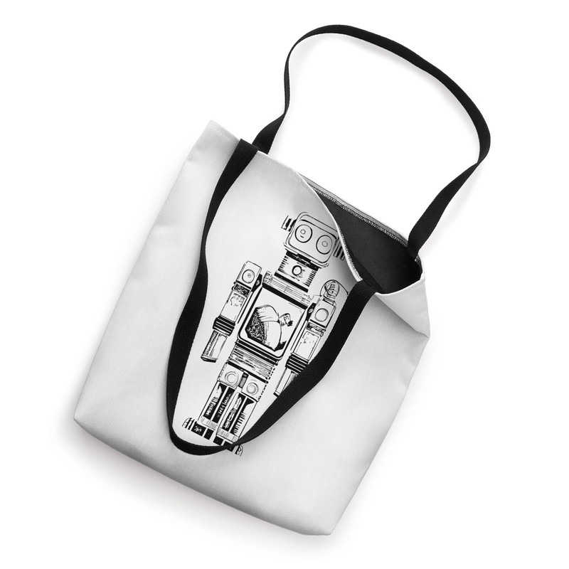 Simpatico vintage robot Tote Bag