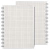 RETTACY Graph Paper Notebook 2 Pack - B5 Graph Spiral