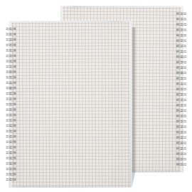 RETTACY Graph Paper Notebook 2 Pack - B5 Graph Spiral Notebook with 7.3"X 10",Total 320 Pages,100GSM Thick Paper for Work School Journals
