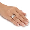 PalmBeach Gold-Plated, Rose Gold-Plated or Silvertone Round Cubic Zirconia Solitaire