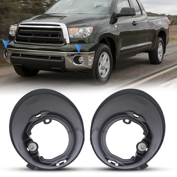 Winjet Driving Fog Light Bezel Cover Replacement For Toyota Tundra