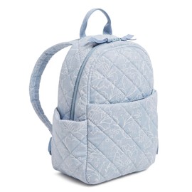 Vera Bradley Women's Cotton Small Backpack, Sweet Garden Lace, One Size