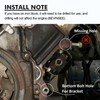 Bevinsee LS Power Steering Pump Alternator Low Mount Bracket Compatible