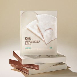 Acwell Licorice pH Balancing Real Toning Capsule Mask Sheet 4ea - Acwell Licorice pH Balancing Real Toning Capsule Mask Sheet 4ea