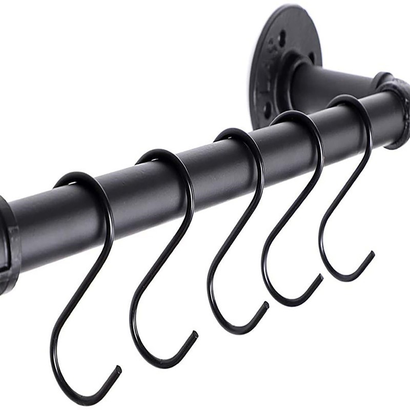 YSGSMOM 31 Inch Wall Mounted Pot Rack, Industrial Utensils Wall