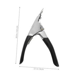 WOONEKY U-shaped Straight Cut Salon Nail Clippers Stainless Manicure Tools for Women Men