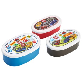 Skater (Skater) Bento Box, Lunch Box, Seal Container, Storage Container, 3-Piece Set, Made in Japan, Tomica 26, Boy, SRS3S-A