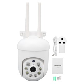 WiFi Security Cameras 1080P 2 Way Talk 2.4GHz WiFi 100‑240V Surveillance Cameras for Baby Elder Dog UK Plug