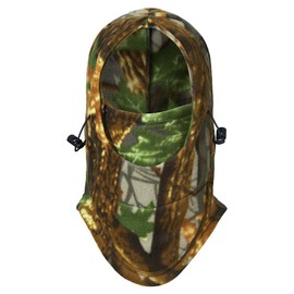 KOOYU Balaclava Ski Mask Thermal Cold Weather Full Face Mask Cover for Men Women Warmer Adjustable Camouflage Scarf Bandana