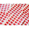 Small 10x8mm (0.4"x0.8") Heart Shape Colour Code Stickers - Packs