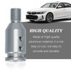 Lecctso Shift Knob Adapter, Gear Shift Adapter, Aluminum Alloy M12x1.25