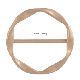 HOZEON-Men's 30 Pcs Scarf Ring Clips, Silk Scarf Ring Clip, T Shirt Ring Clips Waist Buckle Clip Metal Circle Buckle Ring Holder For Clothes, Hat, Belt Fashion Decor, 6 Colors Small Multiple Colour